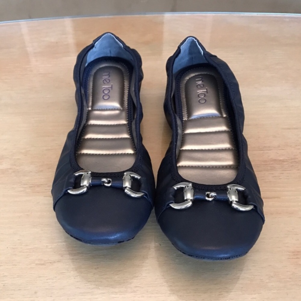 Me too navy blue flats